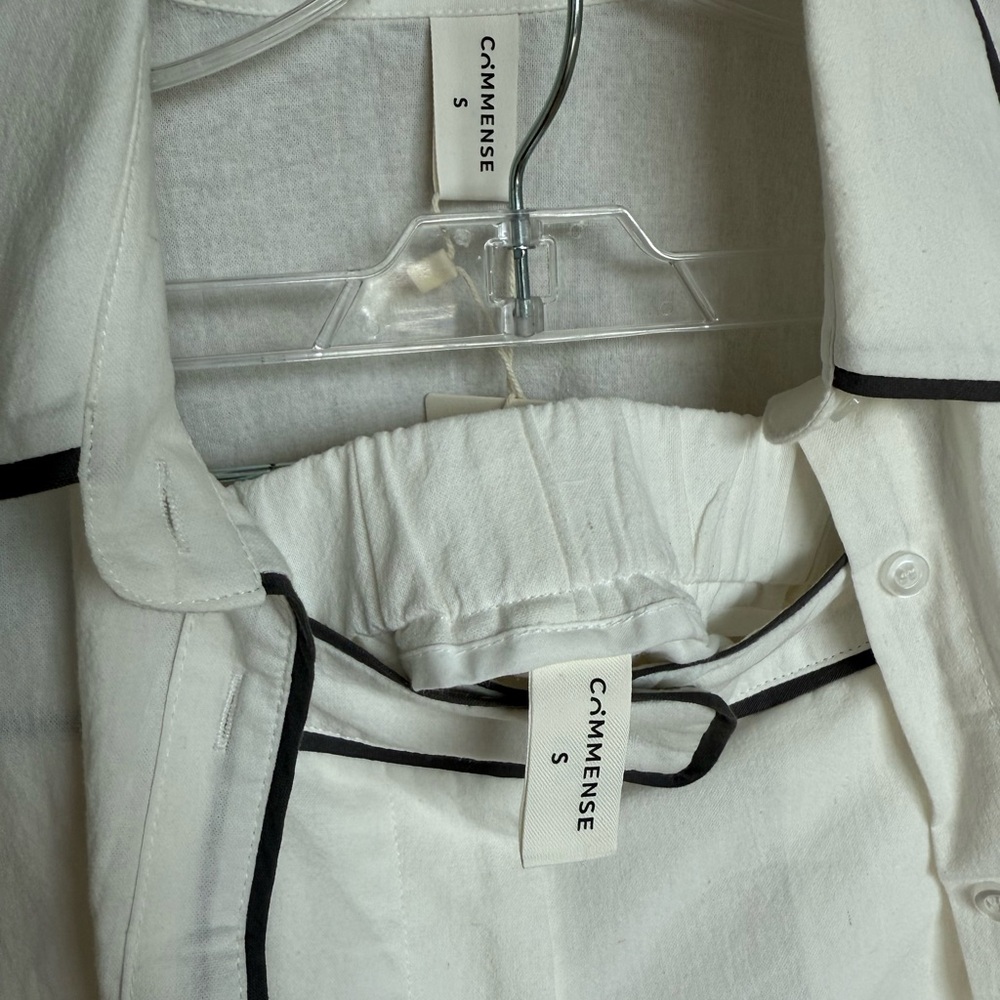 Commense White Blouse and Shorts Set NWT - Picture 7 of 8